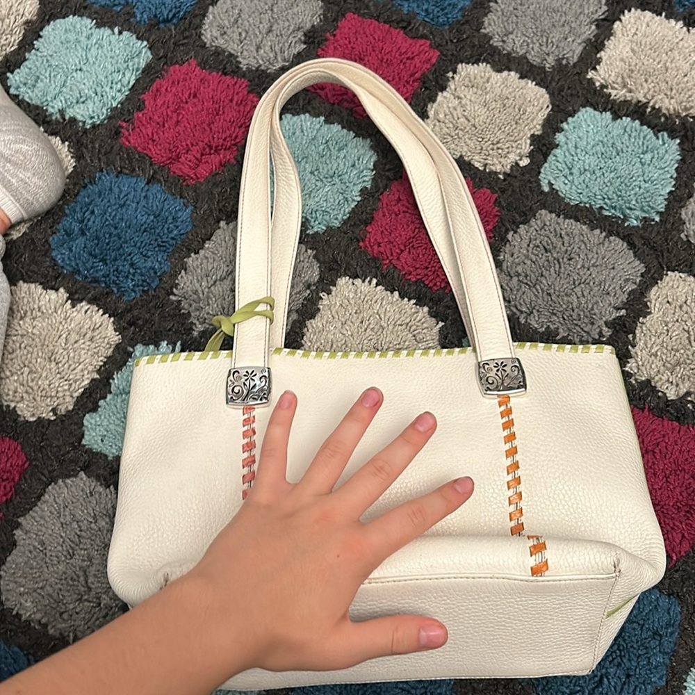 Brighton purse #D158514 white green pink bag/purse - Picture 4 of 4